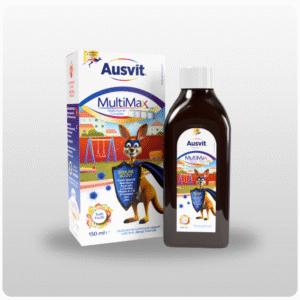 Ausvit Multi İmmu Syrup – Çörekotu Yağı, Beta Glukan, Vitamin ve Mineral İçeren Takviye Edici Gıda (150 ml)